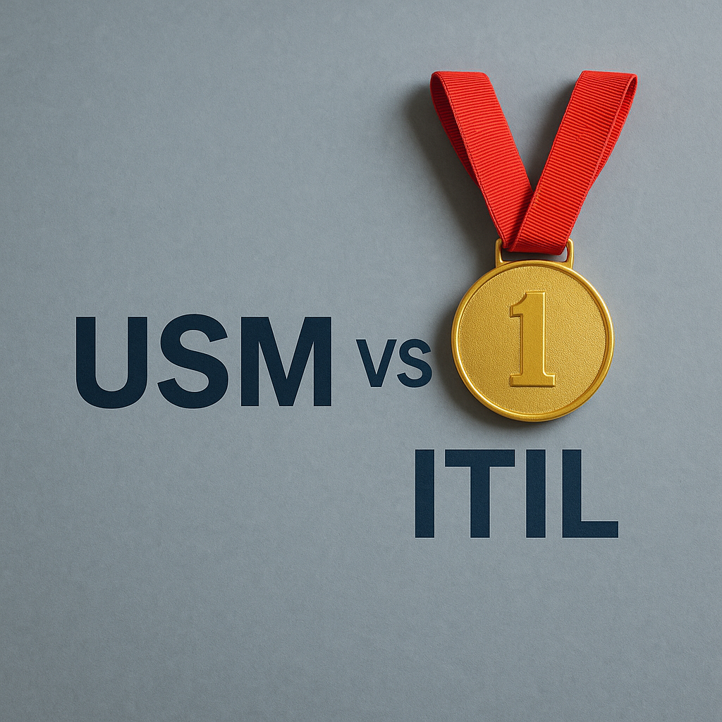 ITIL 4 vs USM (Unified Service Management) - En komplett jämförelse