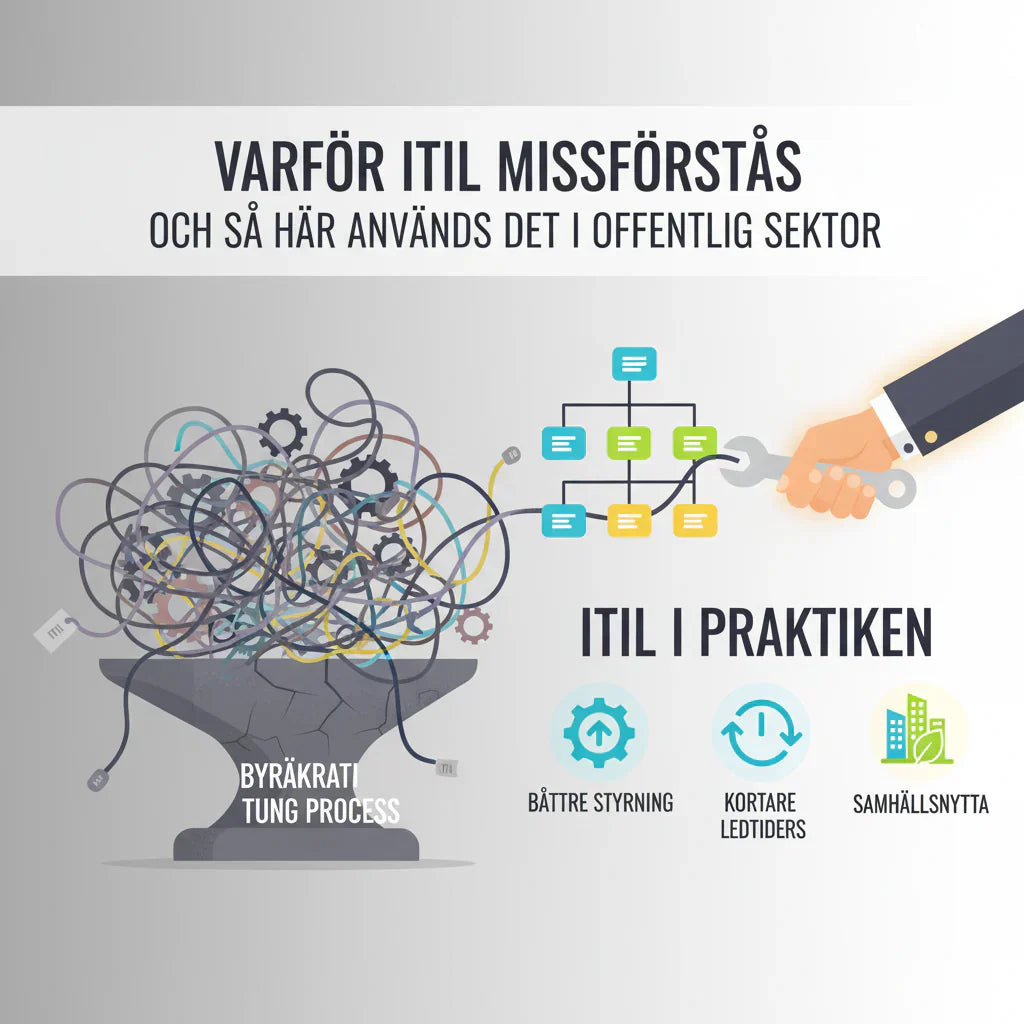 Varför ITIL missförstås – praktisk ITIL i offentlig sektor